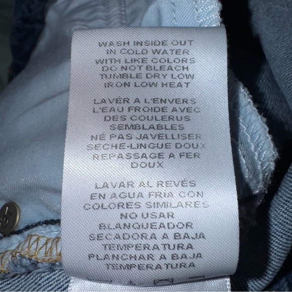 GOOD AMERICAN Good Icon Straight Leg Cropped Denim Jeans Blue Plus Size 14/32 - Picture 11 of 11